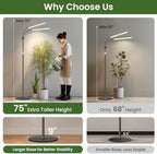 LBW Grow Lights for Indoor Plants, 75" Tall Full Spectrum Plant Grow Light - Image 6