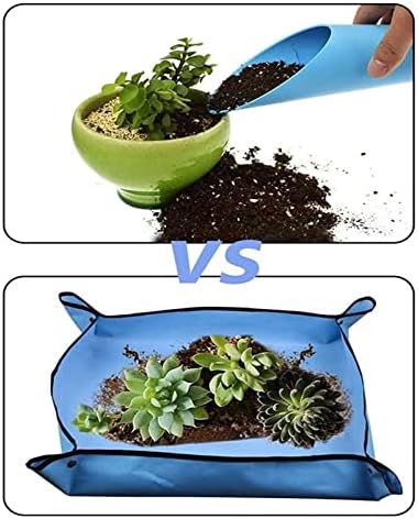 Garden Tools, Shovel, Foldable Plant Repotting Mat, Thicken Square, 2 Pcs(75x75cm) - Image 5