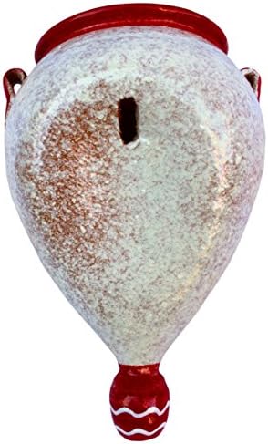 Hand-Painted Spanish Orza Wall Flower Pot, Spanish Rose - Image 3
