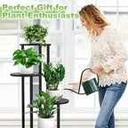 5 Tier Plant Stand Indoor Corner Tall Shelf for Multiple Plants - Image 4