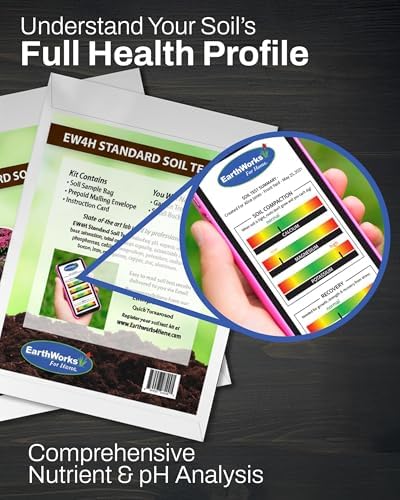 EarthWorks for Home Soil Test Kit, pH and Nutrient Lab Analysis, 1 kit - Image 3