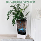 GarveeLife 30" Tall Planters Set of 2, Outdoor&Indoor Planter Pots, White - Image 3