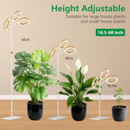 68" Full Spectrum Floor Grow Light with Stand for Tall& Large Indoor Plants - Image 3