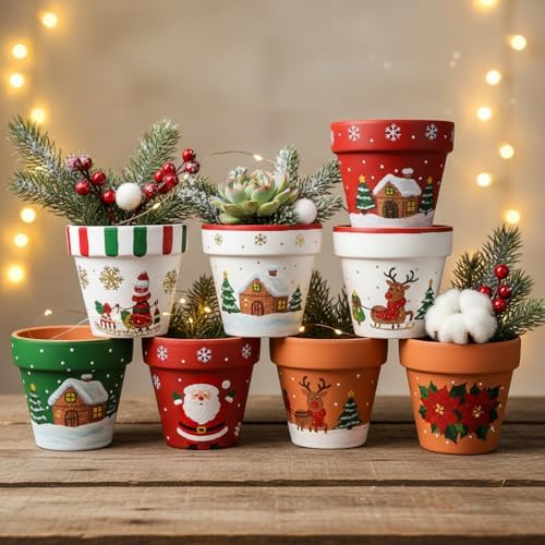 Terracotta Clay Pots with Drainage Holes, 4 Inch, Pack of 24, for Succulents, Plants, and DIY Crafts - Image 7