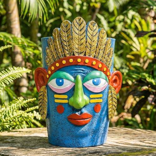 Face Planters - 7inch Abstract Face Planter Pot Unique Plant Pots by UWONDERFUL