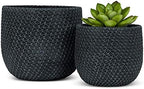 Abbott Collection Large Mesh Texture Planter - Image 3