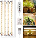 Grow Light Strips, Plant Lights for Indoor Plants Full Spectrum Growing Lamp with Auto On & Off Timer,3/6/12H Timer, 192 LEDs/ 10 Dimmable Levels Sunlike for Seedings Hydroponics by Carzos
