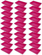 SUNPACK 10" x 20" Mega Plastic Seed Starting Tray, Magenta, 2.5" (Pack of 30) - No Drainage Holes, Ideal for Greenhouses or Indoor Gardening - Made of Thick, Strong Plastic by SUNPACK