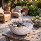 Succulent Pots 12 Inch, Ceramic Bonsai Planter, Texture Red - Image 6