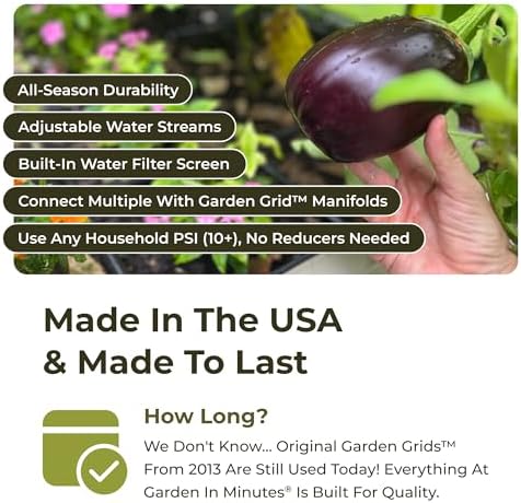 Garden Grid 2x8 | Irrigation System for Garden Bed Watering | Pre-Assembled - Image 4
