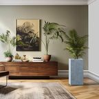 Kante Large Column Square Blue Gray Concrete Planter 27.6" H, Outdoor - Image 3