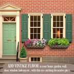 2 Pack 32" Window Box Planter Basket w/Adjustable Brackets (S1) - Image 6