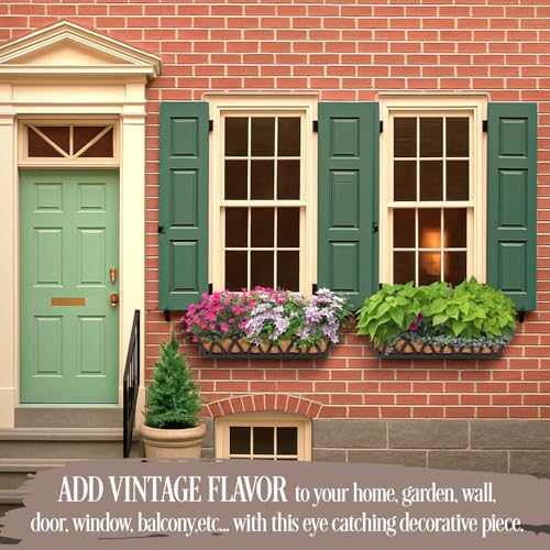 2 Pack 36IN Window Box Planter Basket w/Adjustable Brackets (S1) - Image 5