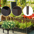 HOSTIC Garden Bed Elevated Plant Box Plastic Rattan Drainable - Image 7