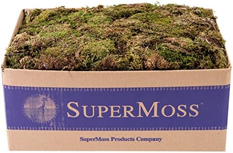 SuperMoss (22160 Sheet Moss Mini (Shredded) Dried, Fresh Green, 3lbs by SuperMoss