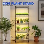 Barrina CX91 Plant Stand with Grow Light, 5-Tier, 100W, 23.6x13.8x59IN - Image 3