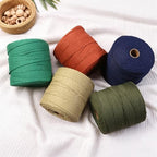 Aelfon Macrame Cord 4mm x 547yards, Soft Colored Macrame Rope, Natural Cotton Cord for Plant Hangers, Wall Hanger, Decorative Projects(Mint) - Image 4