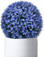 Artificial Plant Topiary Ball Faux Boxwood Decorative Balls 8in, Faux Grass Decor Fake Plant, Decorative Faux Dried Moss Balls, Decorative Balls for Home Decor by ATYUJKB