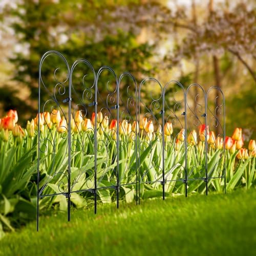 Zhongma 4 Pack 32" Metal Plant Trellis for Potted Plants Climbing,Indoor and Outdoor Fence Plant Support Trellis for Flower and Vagetable - Image 6