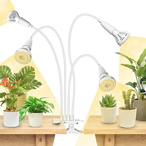 SANSI Grow Lights for Indoor Plants, 40W Clip-On Gooseneck LED Plant Lights by SANSI
