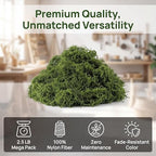 Fake Moss 2.5 lb Bulk, Artificial Moss for Crafts and Planters - Image 3