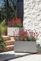 Veradek Block Series Long Box Planter - Rectangular Outdoor Planter - Image 4