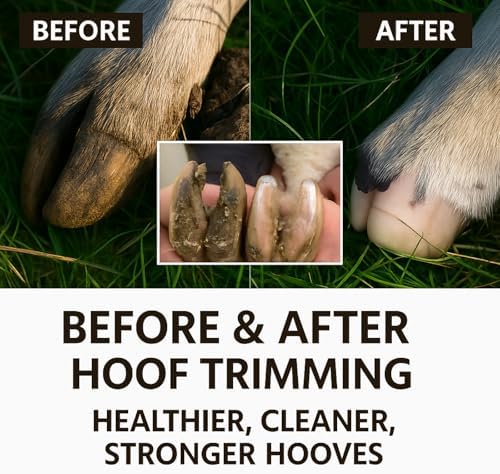 Goat Hoof Trimmers and Farrier Shears – Versatile Hoof, Wire, and Pipe Cutting Tool for Livestock – Silver (Silver-Red 1pack) - Image 2