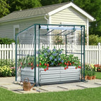 Ohuhu 4x2x1 FT Raised Garden Bed Outdoor with Cover, 3-in-1 Gardening Set - Image 2