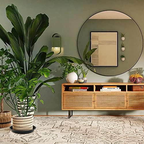 Plant Saucer 16 Inch, 5 Pack Heavy Duty Plant Tray for Pots, Plastic Pot Saucers for Plants, Large Drip Trays for Potted Plants, Round Water Tray for Indoors - Image 4