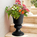 BrylaneHome Traditional Embry Plastic Urn Planter by BrylaneHome