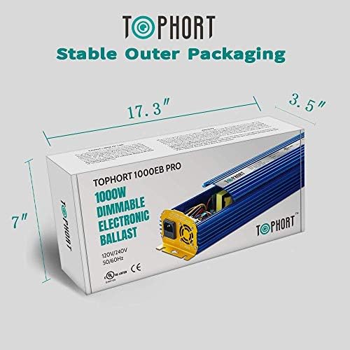 1000W Digital Electronic Ballast for 1000W HPS MH Grow Light Bulb Lamp Ballast (1000W, Blue) - Image 6