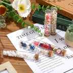Thyle 100 Pcs Glass Test Tubes with Cork, 20ml Clear 20x105mm Flat Bottom - Image 5
