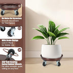 2 Pack 12 Inch Plant Caddy w/Wheels Heavy Duty, 320 lbs Capacity - Image 5