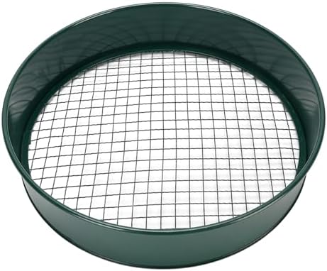SIXRUN Soil Sieve, 12 Inch Gardening Sieve with 4 Interchangeable Mesh Sizes 3mm 6mm 9mm 12mm, for Bonsai Compost Sand Rock Sifting - Image 2
