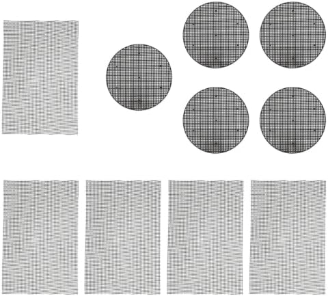 OSALADI 50pcs Round Plant Pot Mesh Hole Pads Fiberglass Grid by OSALADI