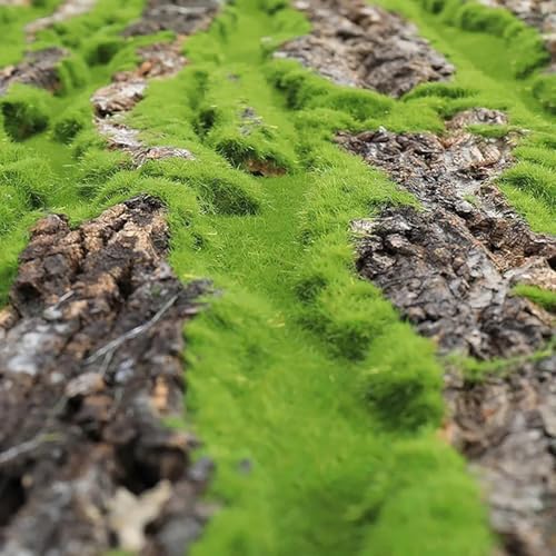 Simulation Tree Bark Wrap Artificial Moss Tree Bark Faux Tree Bark Sheets Artificial Plant Tree Bark for Decorating Walls, Columns, Pipes, Trunks, Backgrounds, DIY Garden Landscape - Image 3