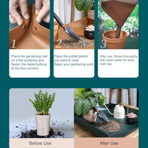 Repotting Mat for Indoor Plants Transplanting Tray - Image 4