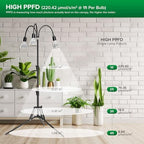 SANSI 90W Full Spectrum LED Tripod Grow Light 5000K 660nm Replaceable Bulbs - Image 4