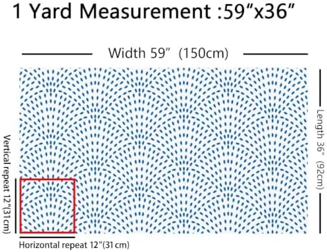 Raindrop Fabric By The Yard, Geometric Circular Upholstery Fabric for - Image 5