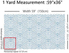 Raindrop Fabric By The Yard, Geometric Circular Upholstery Fabric for - Image 5