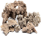 SubstrateSource Natural Stone for Aquarium, Terrarium, Paludarium, Reptile Enclosures - Set of Decorative Rocks for Landcapes, Aquascaping, Fish Tank Decor (Mountain Stone Stone, 10 Pounds, 3-8") by SubstrateSource