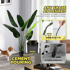 Bird of Paradise 5 FT Artificial Plant (Set of 2) Outdoor Faux Topiary Trees with Planters,5 Feet Fake Floor Plant Potted for Front Porch Home Office Living Room Decorations - Image 2