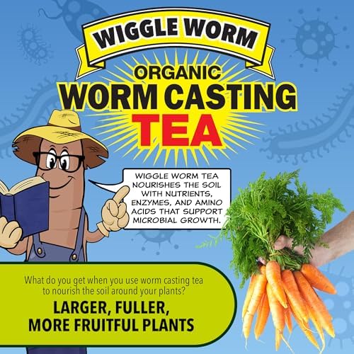 Wiggle Worm Pure Worm Castings Tea Liquid Fertilizer, 1 Gallon - Image 5