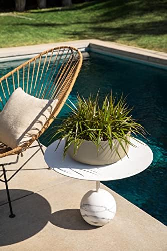 Veradek Mason Series Kona Bowl Planter - Outdoor Tabletop Planter - Image 5