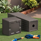 Devoko Resin 23.6'' Tall Planters, Large Taper Outdoor Planter - Image 4