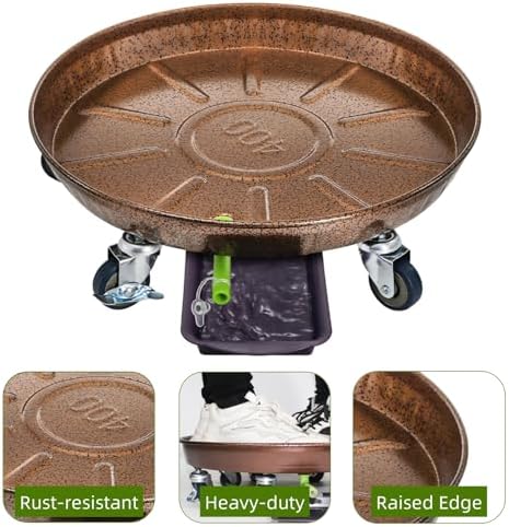 2 Pack Heavy Duty Plant Caddy, 16 Inch - Image 3