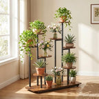 8-Tier Plant Stand Indoor, Plant Stands for Indoor Plants Multiple, Corner Plant Shelf for Living Room, Tiered Plant Holder, Metal Plant Table - Image 2