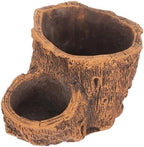 Luxshiny Vintage Driftwood Cement Planter Pot, Rustic Tree Root Succulent Container for Indoor Outdoor Gardening, Small Decorative Flower Pot for Cactus and Plants by Luxshiny