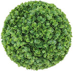 SunnyRoyal Topiary Ball Artificial Outdoor Boxwood Balls Topiary Lifelike Plants, Round Topiary for Indoor/Outdoor Decore, Lechguguilla 15 Inch, 6 Pieces by SunnyRoyal