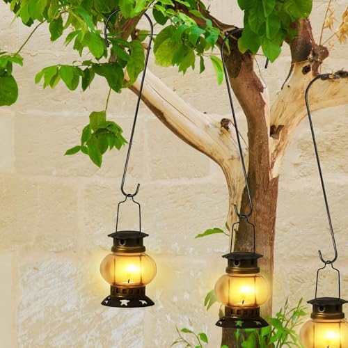 8 Pack 24 Inch Large Tree Branch Hooks Long S Hooks for Hanging Plants, Bird Feeder Hook for Tree, Metal Garden Hooks for Hanging Baskets, Plants, Lanterns Outdoor and Indoor Uses (Black) - Image 6